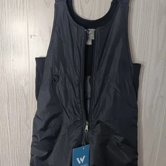 White‎ Sierra NEW Youth Size Medium M Toboggan Insulated Bib Overalls Black - Picture 3 of 10